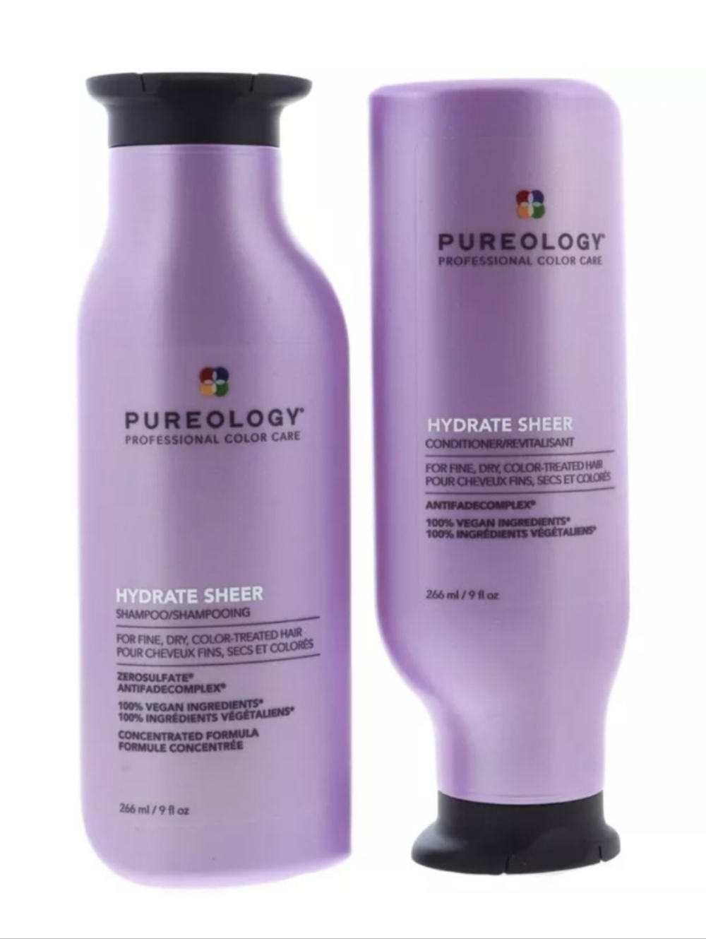 Pureology Hydrate Shampoo & Conditioner Duo - 9fl oz each - Brand New